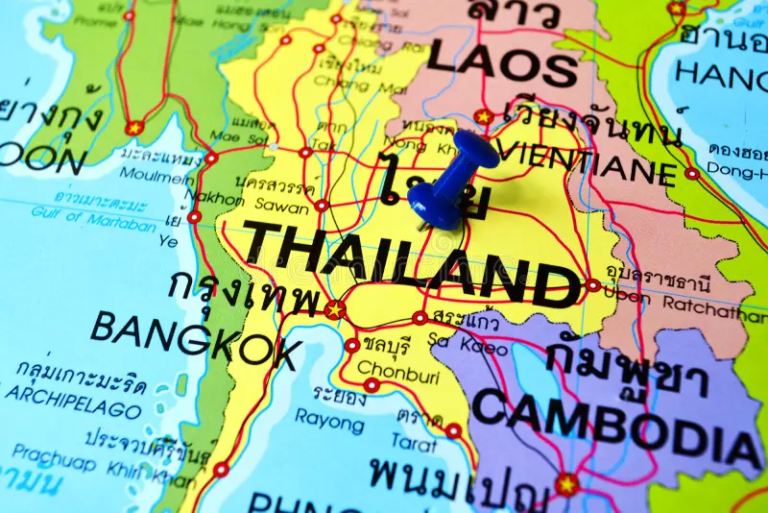 THAI map